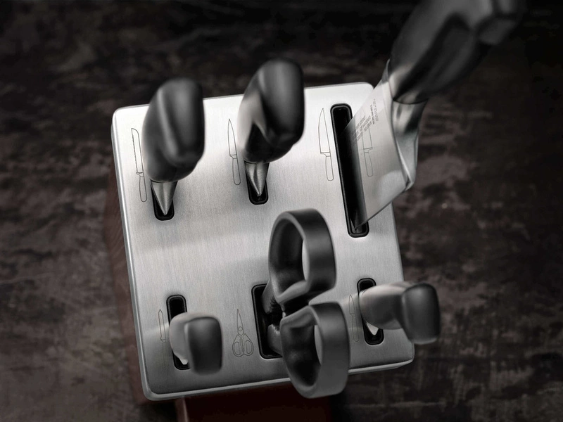 Zwilling - Zestaw 5 noży w bloku samoostrzącym Four Star