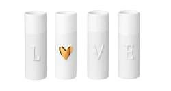 Raeder - Zestaw 4 wazoników - love