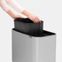 Brabantia - kosz na śmieci Bo Touch Bin 34L (23 + 11) stal matowa FPP 