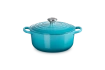 Le Creuset - garnek żeliwny Signature 20 cm 2,4 l karaibski