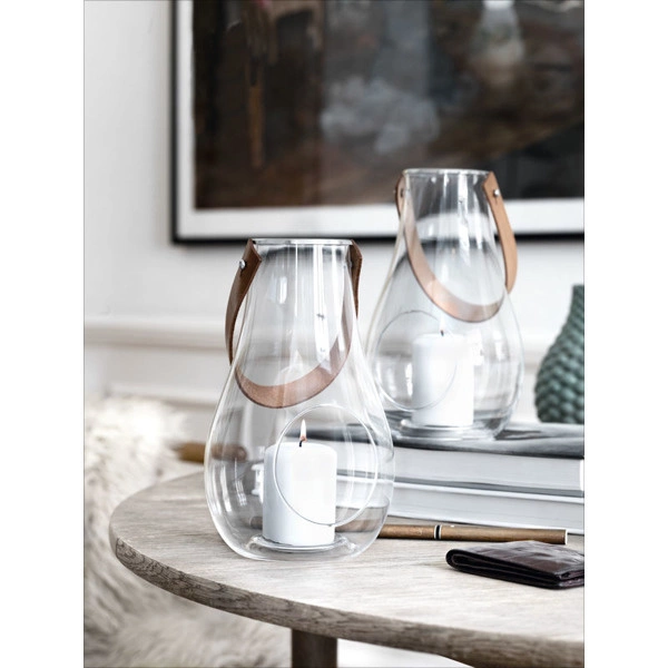 HolmeGaard - szklana latarnia Design with light duża