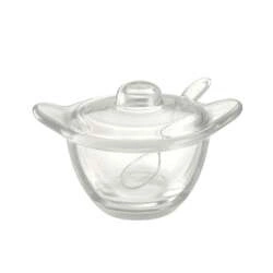 Guzzini - Pojemnik z łyżeczką transparentny /cukiernica/pojemnik na parmezan EVERYDAY