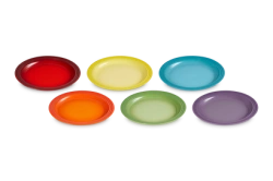 Le Creuset - zestaw 6 talerzy dużych 27 cm Rainbow