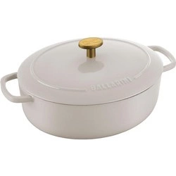 Ballarini - garnek żeliwny owalny 2.2 ltr, kość słoniowa Bellamonte
