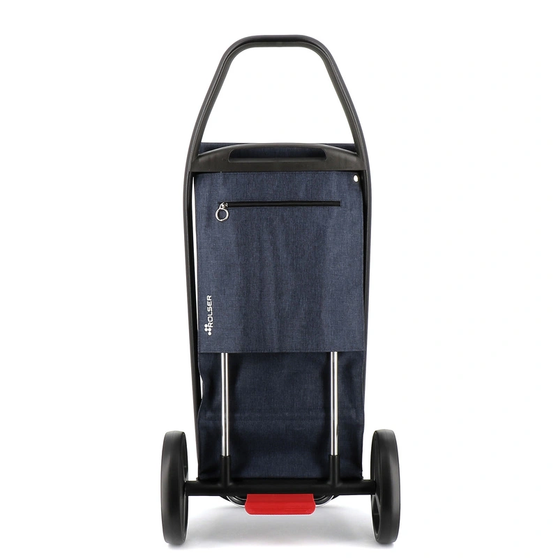 Rolser - Wózek na zakupy Com Tweed 8 Black Tube granatowy