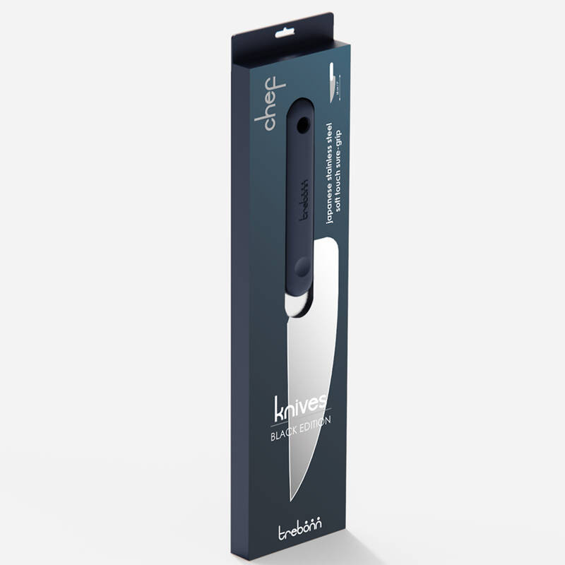 Trebonn - Nóż szefa kuchni - Black