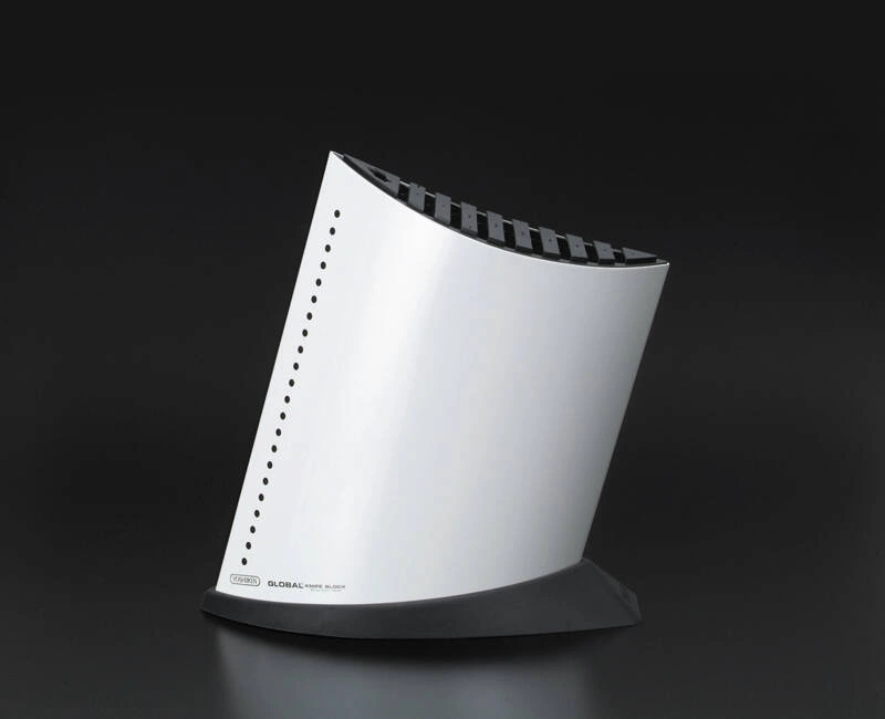 Global - Blok na 9 noży w kształcie żaglowca – biały