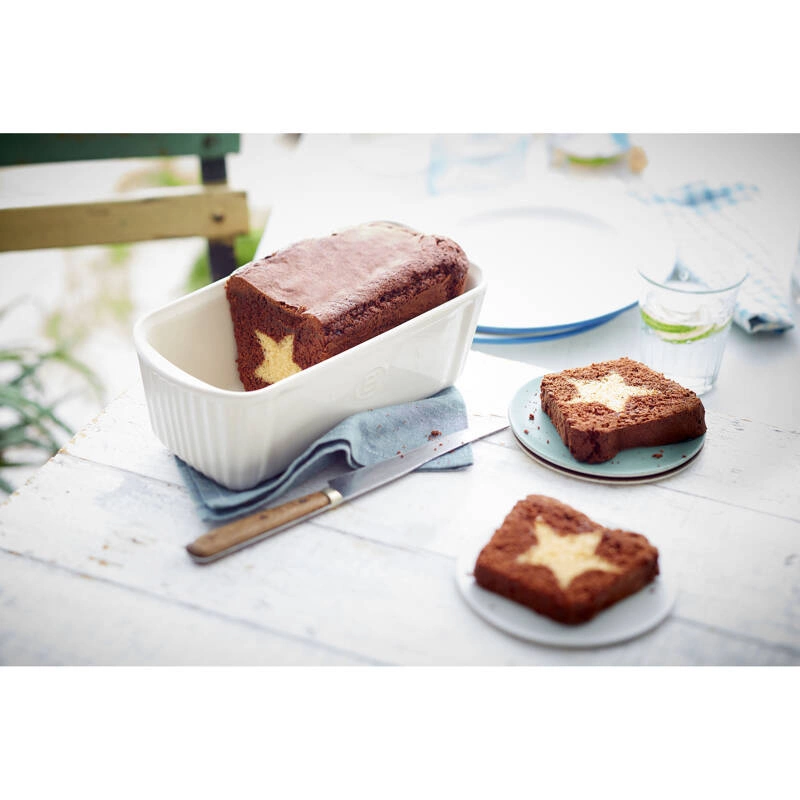 Emile Henry - Keksówka / forma do pieczenia chleba 24x11cm - czerwony