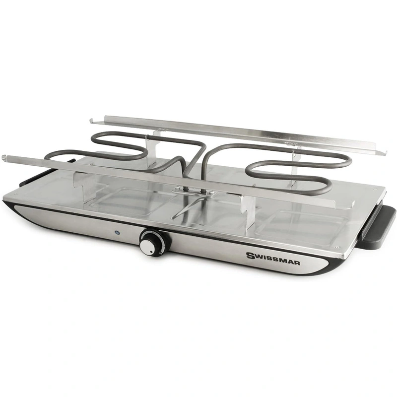SWISSMAR - SWISSMAR Raclette GENEVA na 8osób, srebrne