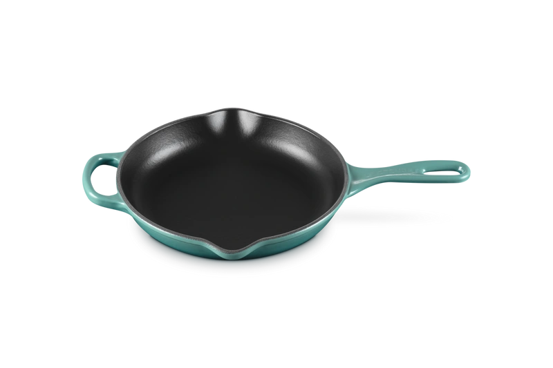 Le Creuset - patelnia Signature niska żeliwna 23 cm bleu riviera