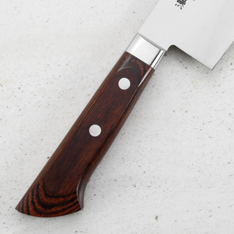 Satake - Unique Shirogami Nóż Nakiri 17cm w drewnianym pudełku