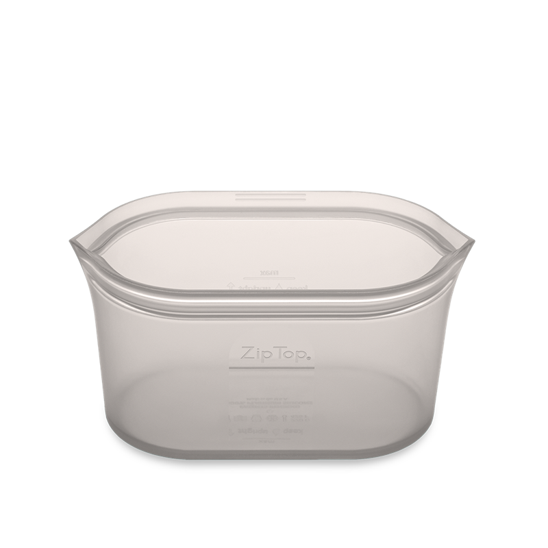 Zip Top - Pojemnik na przekąski owalny M, Gray
