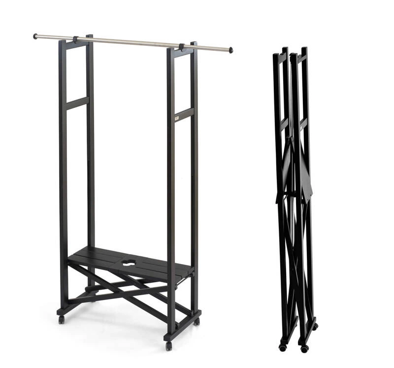 ARREDAMENTI - ELIOS Stojak na ubrania - 37 x 78 cm, Czarny