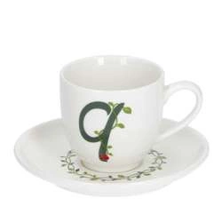 La Porcellana Bianca - filiżanka ze spodkiem 90 ml, Wzór Q Solotua