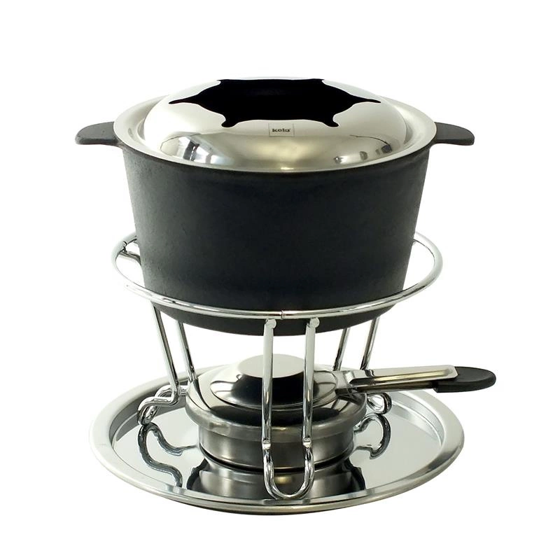 Kela - zestaw do fondue dla 6 os., 11 el., 0,8 l, śred. 20 x 19,5 cm Comore