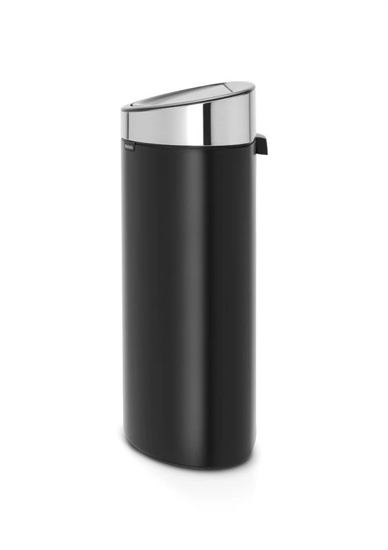 Brabantia - kosz na śmieci Touch Bin New 40l czarny mat FPP
