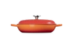 Le Creuset - garnek Gourmet Profesjonalny żeliwny 30 cm 3,5 l płomienny