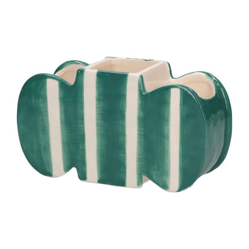 RITUALI DOMESTICI - VERDECAMPO Podwójny wazon stokrotka