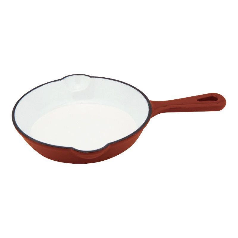 Ilsa - Mini patelnia żeliwna ?16 cm czerwona