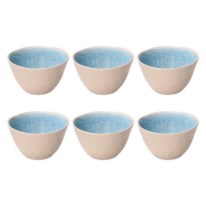 ROSE&TULIPANI - CONCERTO FUZE AZZURRO Zestaw 6 małych misek 12 cm