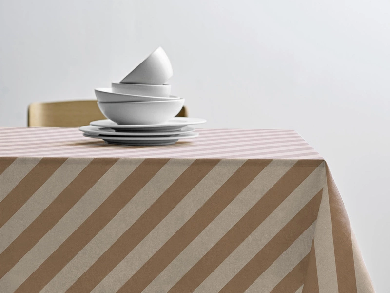 Södahl - Obrus 140 x 100 cm Diagonal camel