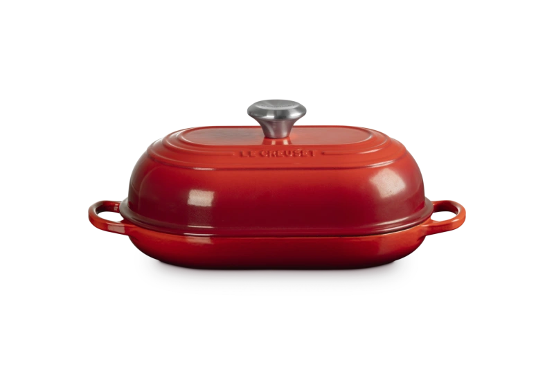 Le Creuset - owalny garnek do pieczenia chleba wiśniowa