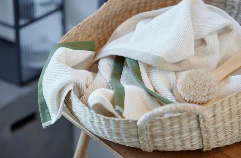 Södahl - Ręcznik 50 x 100 cm Contrast olive