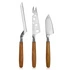 Boska - Zestaw 3 noży do sera, dąb