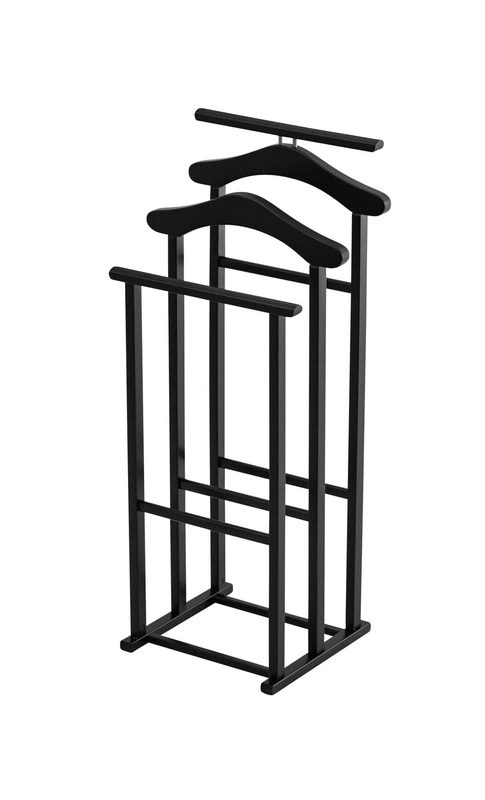 ARREDAMENTI - MAXI Stojak na koszule i garnitur - 102 x 35 cm, Czarny