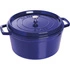 Staub - garnek brytfanna żeliwna niebieska 8,35 l 30 cm