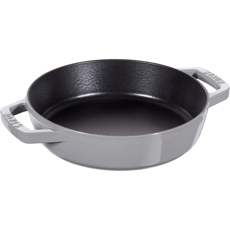 Staub - głęboka patelnia żeliwna 20 cm szara