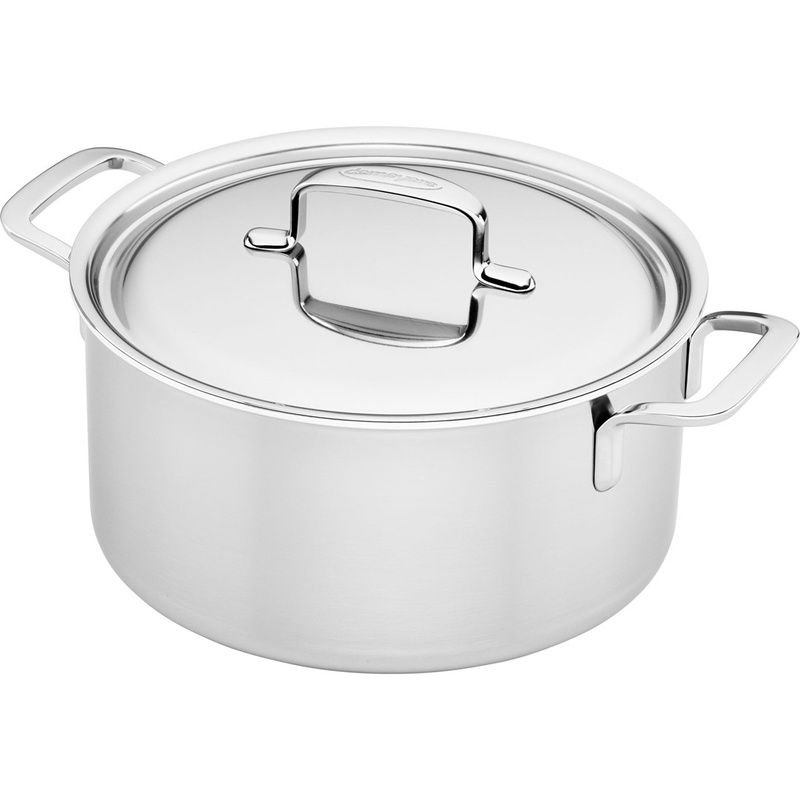 Demeyere - garnek niski z pokrywką 5.2 ltr 5-Plus