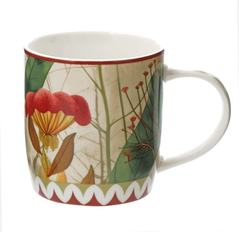 Rose&Tulipani - MIRABILIA Zestaw 2 kubków 420 ml, czerwony