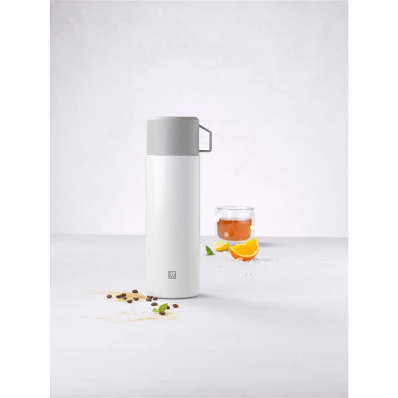 Zwilling - termos z kubkiem 1 ltr biały Thermo