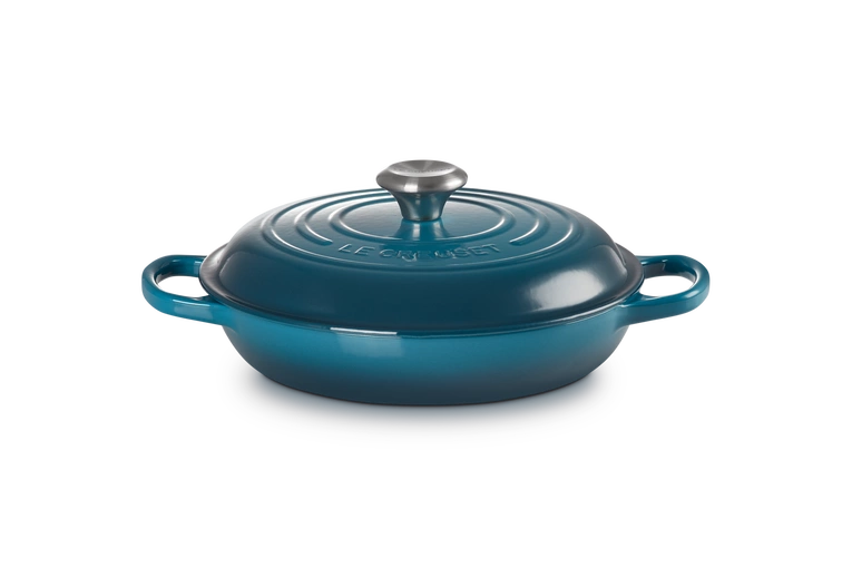 Le Creuset - garnek patelnia Gourmet Signature 26 cm 2,2 l deep teal