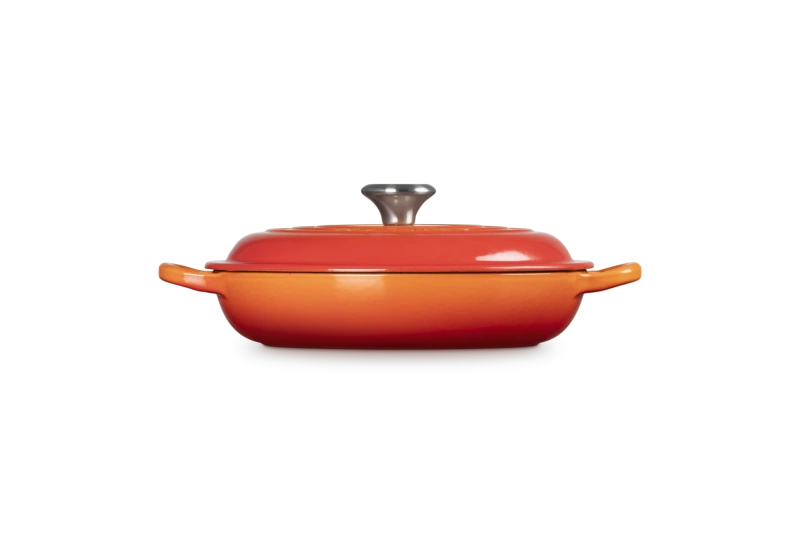 Le Creuset - garnek patelnia Gourmet Signature 22 cm 1,4 l płomienny