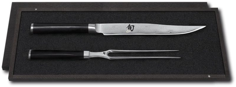 KAI - zestaw nóż i widelec do mięs Shun