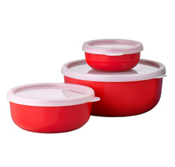 Mepal - Zestaw 3 pojemników Lumina 250 750 1500 ml Nordic red