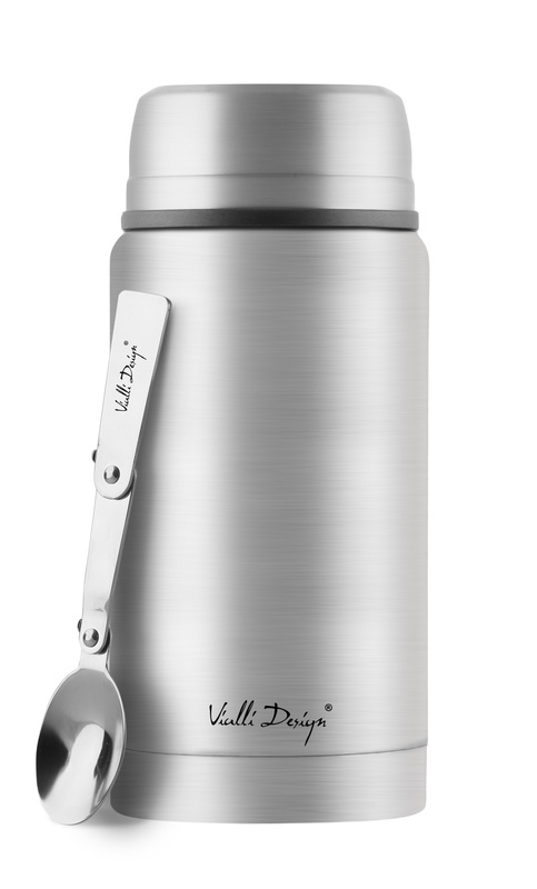 Vialli Design - Termos obiadowy 750ml FUORI stal matowa