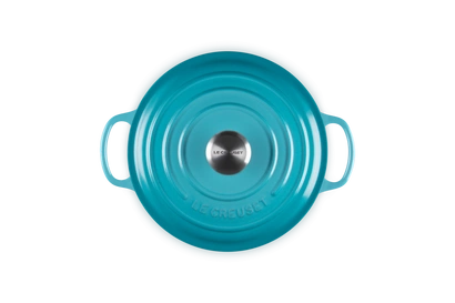 Le Creuset - garnek żeliwny Signature 20 cm 2,4 l karaibski