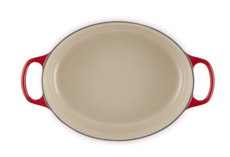 Le Creuset - brytfanna żeliwna emaliowana Signature 27 cm 3,4 l płomienna