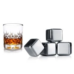VACU VIN - Stalowe kostki chłodzące do whiskey