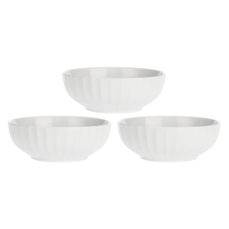 La Porcellana Bianca - zestaw 3 misek do sałatek 17 cm Pieve