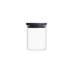 Brabantia - Pojemnik szklany z grafitową pokrywką 0.7 L