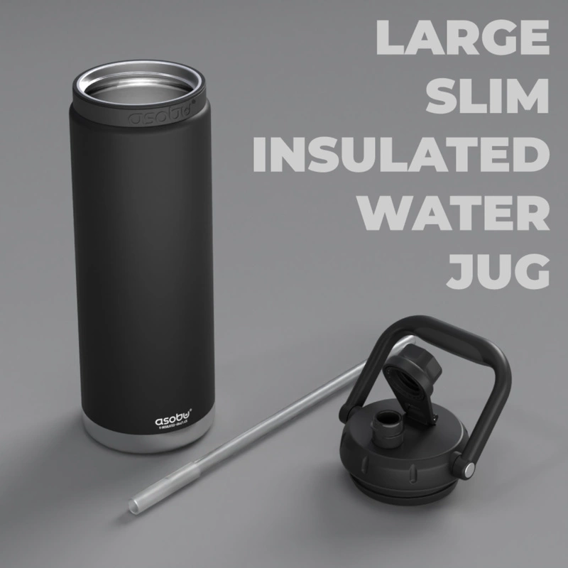 Asobu - Butelka termiczna THE CANYON JUG BLACK, 1,48L