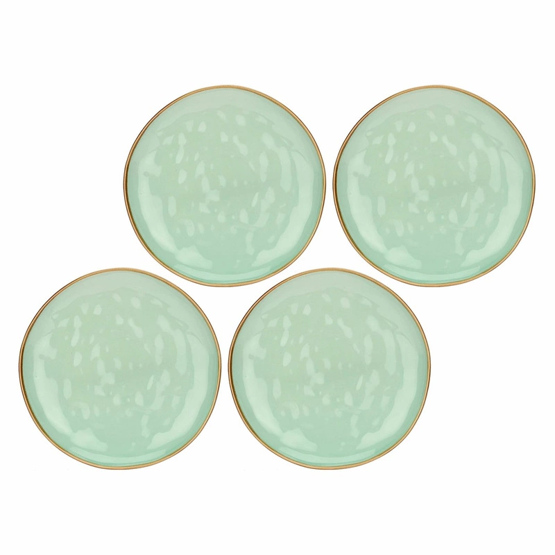 Rose&Tulipani - zestaw 4 talerzy obiadowych 27 cm Concerto Verde Acqua