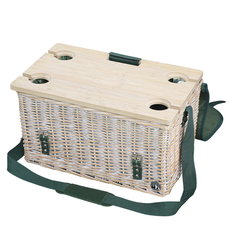 Cilio - kosz piknikowy ze stolikiem, dla 4 os., 46 x 29 x 26 cm Ponza