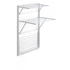 ARREDAMENTI - KARIM Naścienna suszarka na pranie - 63 x68 cm, Biały