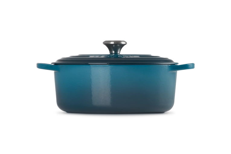 Le Creuset - brytfanna żeliwna Signature 29 cm 4,7 l deep teal