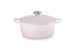 Le Creuset - garnek żeliwny Signature 24 cm 4,2 l shell pink